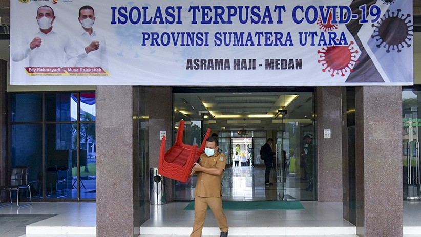 Asrama Haji Medan Dijadikan Tempat Isolasi Terpusat Pasien Covid-19 - Bagian 1
