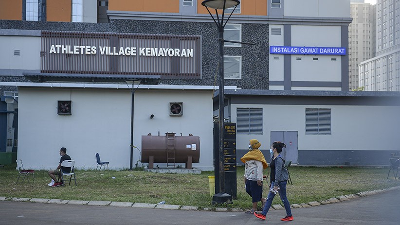 Jumlah Pasien Covid-19 di RSDC Wisma Atlet Menurun - Bagian 1