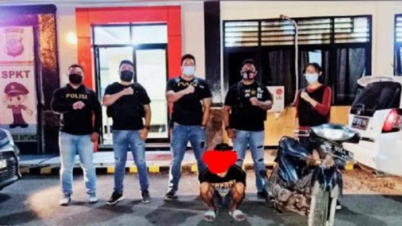 Modus Pinjam Motor, Pelaku Penggelapan Kendaraan Ditangkap Polres Bitung