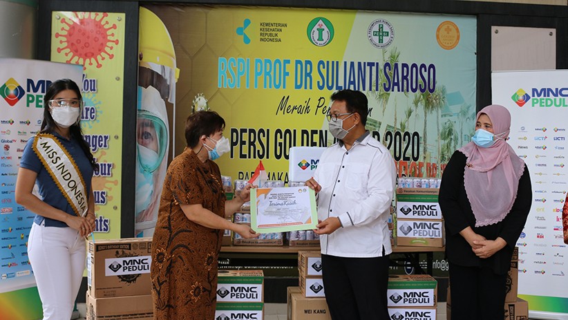MNC Peduli Salurkan Bantuan untuk Tenaga Kesehatan RSPI Sulianti Saroso - Bagian 1