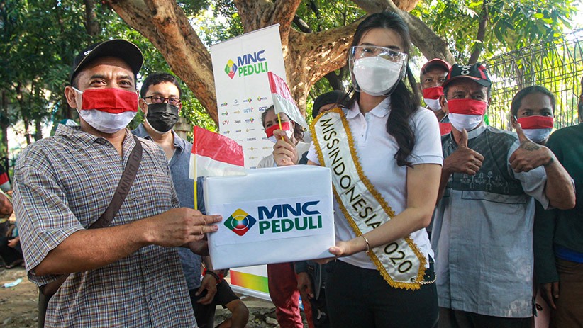 Rayakan Hari Kemerdekaan, MNC Peduli Bagikan Sembako untuk Warga di Jakarta Pusat - Bagian 4