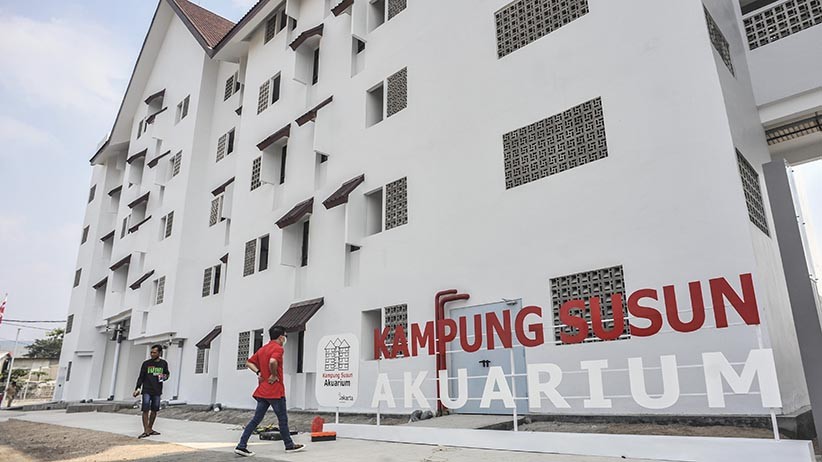 Foto-Foto Kampung Susun Akuarium Siap Dihuni - Bagian 1
