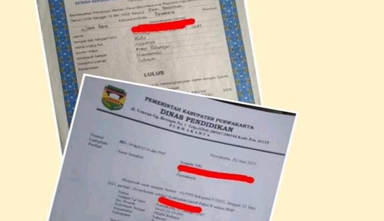 Diduga Palsu, Ijazah Cakades di Purwakarta Diposting di Medsos