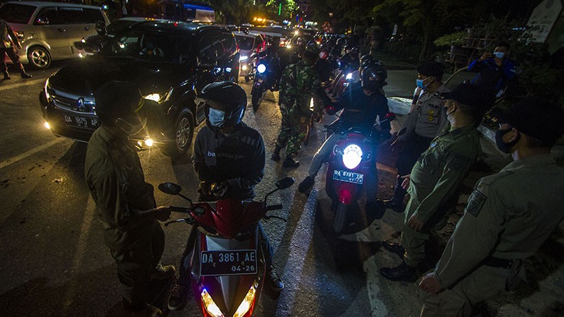 Masuk Kota Banjarmasin Ketat, 6 Posko Didirikan Selama PPKM Level 4 - Bagian 1