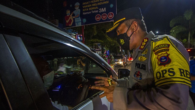 Masuk Kota Banjarmasin Ketat, 6 Posko Didirikan Selama PPKM Level 4 - Bagian 3