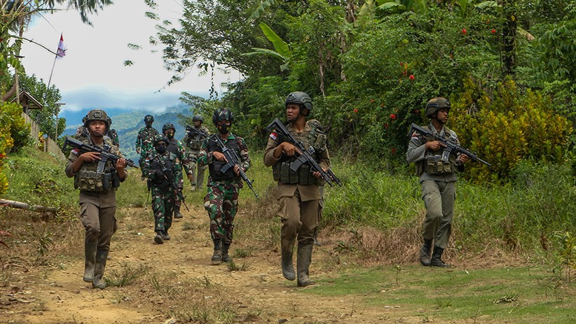Foto-Foto Satgas Madago Raya Buru DPO Teroris Poso di Pergunungan Manggalapi - Bagian 1