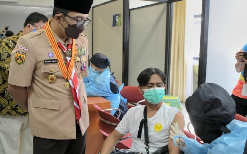 Kejar Herd Immunity Januari 2022, Ridwan Kamil Minta Semua Pihak Bantu Percepatan Vaksinasi