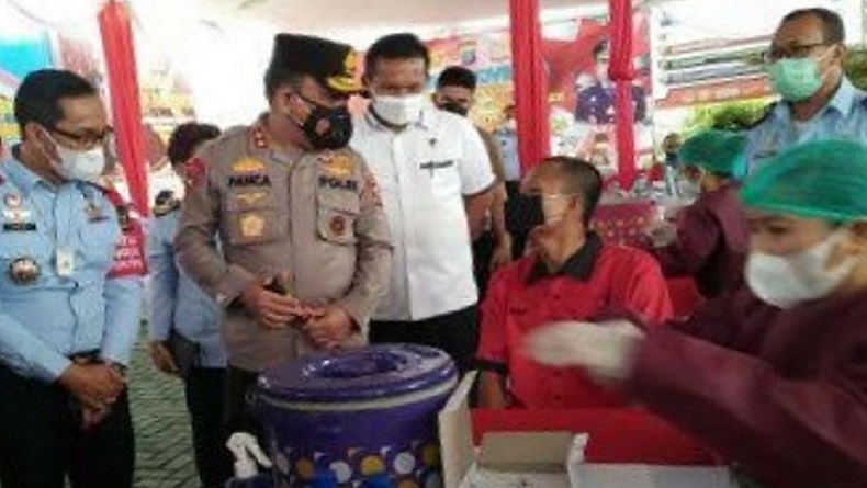 2.000 Penghuni Lapas dan Rutan Klas I Medan Disuntik Vaksin Covid-19