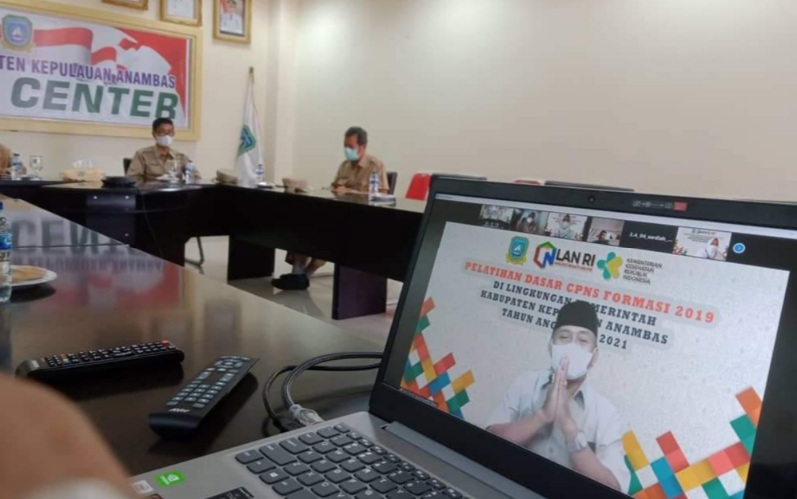 Wakil Bupati Kepulauan Anambas Buka Latsar CPNS Formasi 2019 Secara Virtual