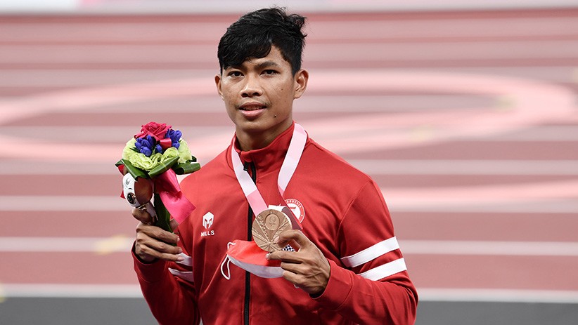 Pelari Indonesia Sapto Yogo Purnomo Raih Perunggu Paralimpiade Tokyo 2020 - Bagian 1