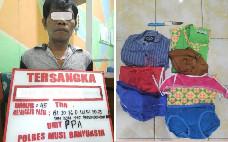 Gegara Ditinggal Istri, Ayah di Muba Tega Gagahi Anak Kandung selama Setahun