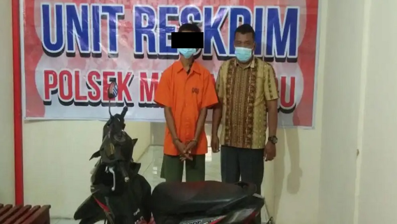 1 dari 2 Pelaku Curanmor Bersenpi di Medan Ditangkap 