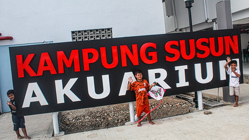 Potret Keceriaan Anak-Anak Kampung Susun Akuarium Bermain Bersama - Bagian 3