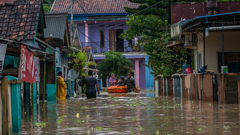 Permukiman Warga Rangkasbitung Terendam Banjir hingga 2 Meter - Bagian 1