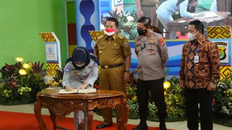 Gubernur dan Kapolda Lampung Resmikan Elektronik Samsat Desa, Apa Itu?