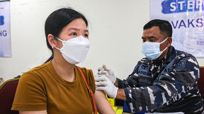 Pushidrosal Gelar Serbuan Vaksinasi Covid-19 - Bagian 1