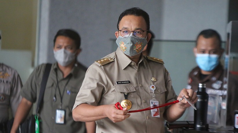 Penampakan Anies Baswedan Diperiksa KPK terkait Kasus Korupsi Pengadaan Lahan Munjul - Bagian 2