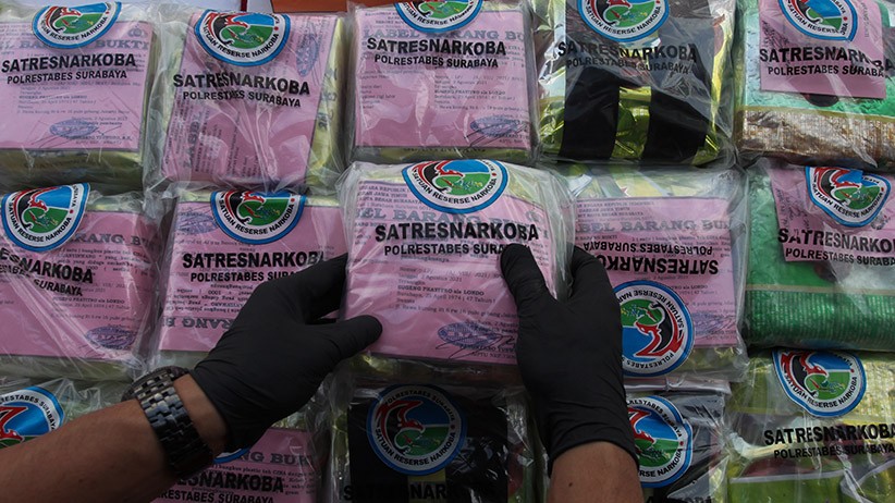 Polrestabes Surabaya Musnahkan 39,4 Kg Sabu Hasil Operasi Tumpas Narkoba Semeru - Bagian 1