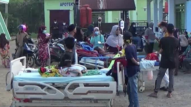Gempa Terkini M 5 di Mamuju, Warga dan Pasien RSUD Panik Berhamburan Keluar