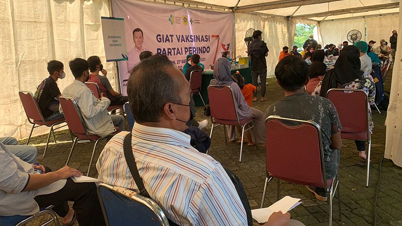Antusiasme Tinggi, Vaksinasi Covid-19 Partai Perindo di Lido Lake Resort Targetkan 1.000 Akseptor - Bagian 2