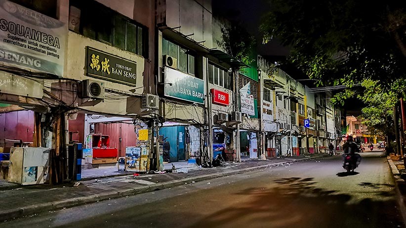 Potret Glodok Malam Hari, Kawasan yang Akan Menjadi Wisata Sejarah Pecinan  - Bagian 1