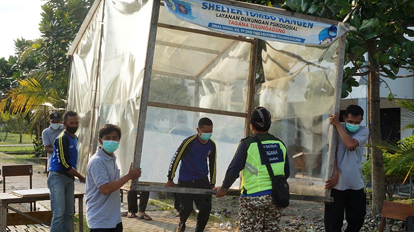 RS Darurat Covid-19 Tulungagung Tutup, Shelter Tombo Kangen Dibongkar - Bagian 1