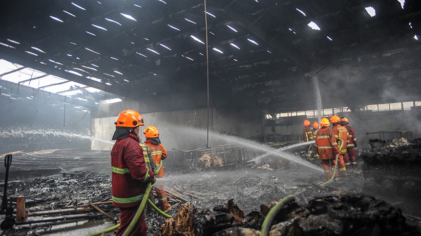 Pabrik Tekstil di Bandung Ludes Terbakar - Bagian 2