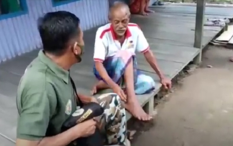 Diserang Buaya saat Mandi di Sungai, Kakek di Sampit Selamat dari Maut