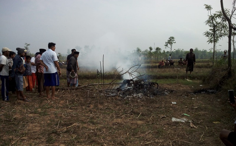 6 Fakta Pria Terduga Maling Motor Dibakar Hidup-Hidup, Nomor 4 Bikin Kesal
