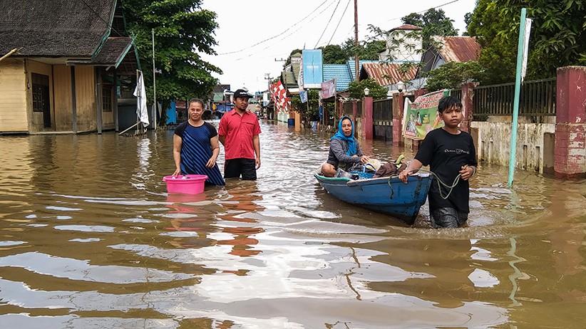 Sungai Mentaya Meluap, 1.256 Rumah di Kotawaringin Timur Terendam Banjir - Bagian 2