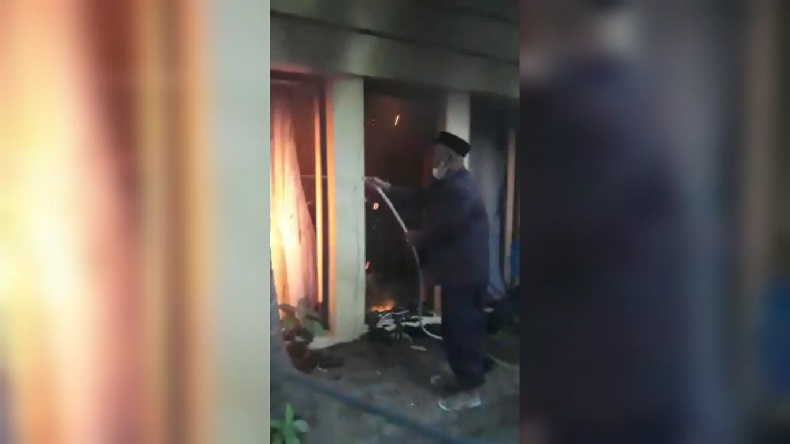 Rumah Dinas Kapolres Parepare Terbakar