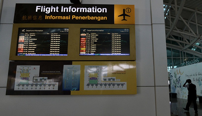 Suasana Lengang Bandara Ngurah Rai, Penerbangan Internasional Masih Nihil Sejak Dibuka - Bagian 3