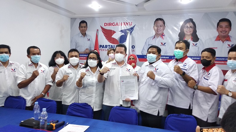 Terima SK Kepengurusan, DPD Perindo Tebingtinggi Targetkan 1 Fraksi di Pemilu 2024