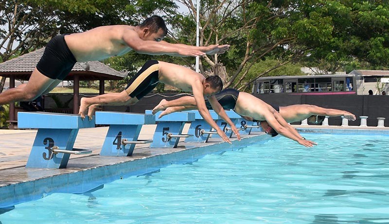 Melihat Prajurit Kima Brigif 2 Marinir Latihan Berenang - Bagian 4
