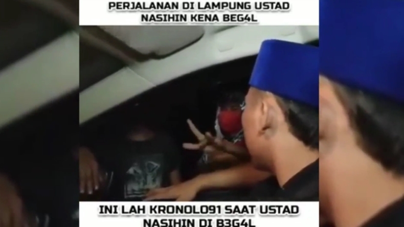Unggah Video Rekayasa Dibegal, Ustaz di Lampung Diperiksa Polisi