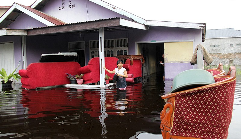 3 Malam Diguyur Hujan Deras, Permukiman Dumai Terendam Banjir - Bagian 1