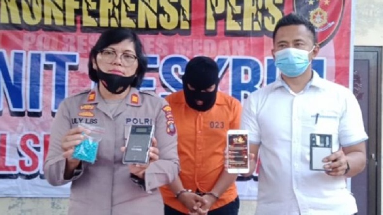 Tunjukkan Ekstasi ke Polisi, Pemuda di Medan Ditangkap