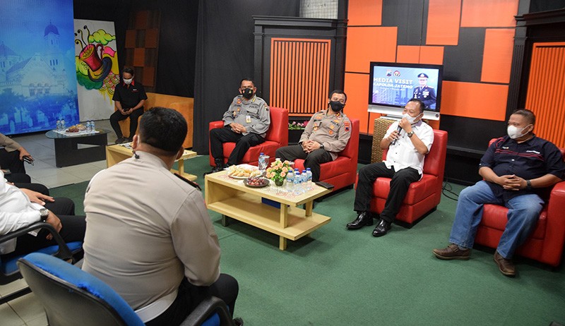 Kapolda Jateng Kunjungi Kantor MNC Media di Semarang - Bagian 2