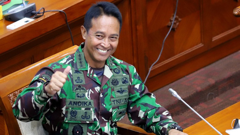 Foto-Foto Jenderal Andika Perkasa Jalani Fit and Proper Test Calon Panglima TNI - Bagian 2