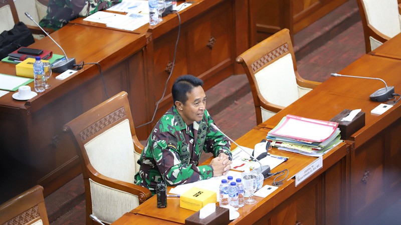 Foto-Foto Jenderal Andika Perkasa Jalani Fit and Proper Test Calon Panglima TNI - Bagian 4