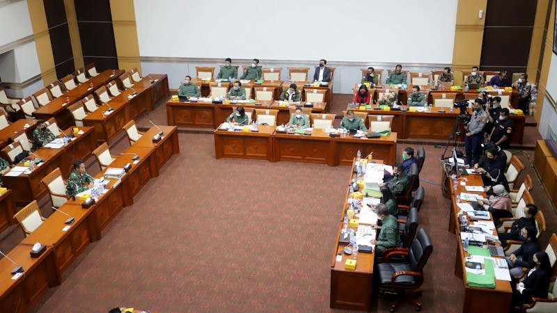 Foto-Foto Jenderal Andika Perkasa Jalani Fit and Proper Test Calon Panglima TNI - Bagian 5