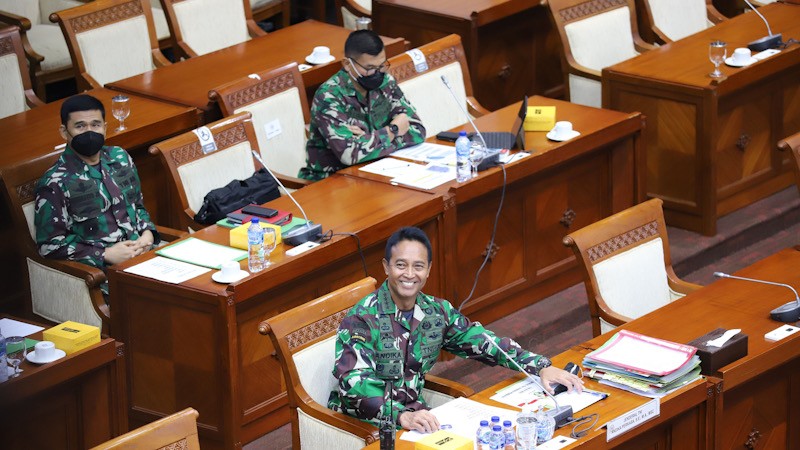 Foto-Foto Jenderal Andika Perkasa Jalani Fit and Proper Test Calon Panglima TNI - Bagian 3
