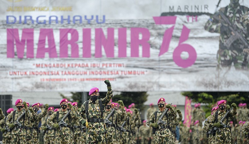 Foto-Foto HUT ke-76 Korps Marinir TNI AL - Bagian 4