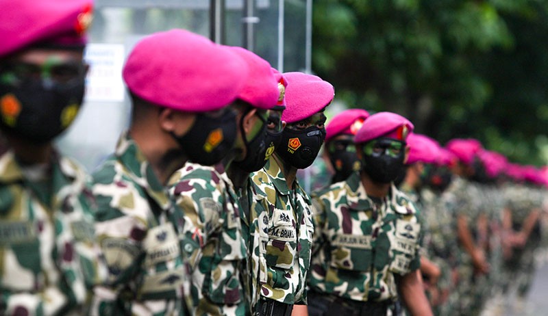 Kunjungan Kerja Perdana, Panglima TNI Jenderal Andika Perkasa Datangi Mabes AL  - Bagian 4