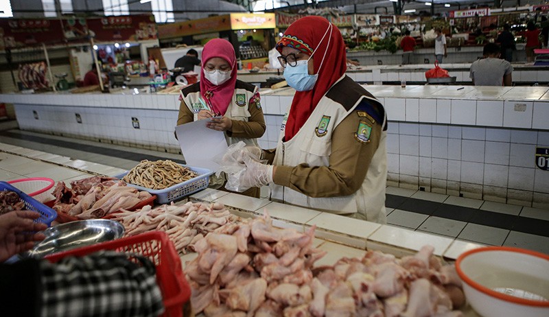 Antisipasi Peredaran Makanan Mengandung Bahan Berbahaya, Pasar Ini Disidak - Bagian 1