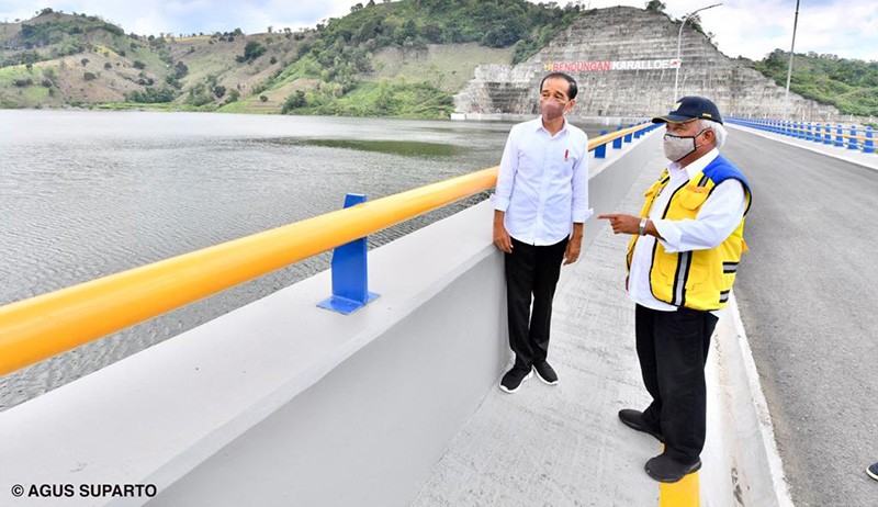 Foto-Foto Presiden Jokowi Resmikan Bendungan Karalloe Senilai Rp1,27 Triliun - Bagian 2