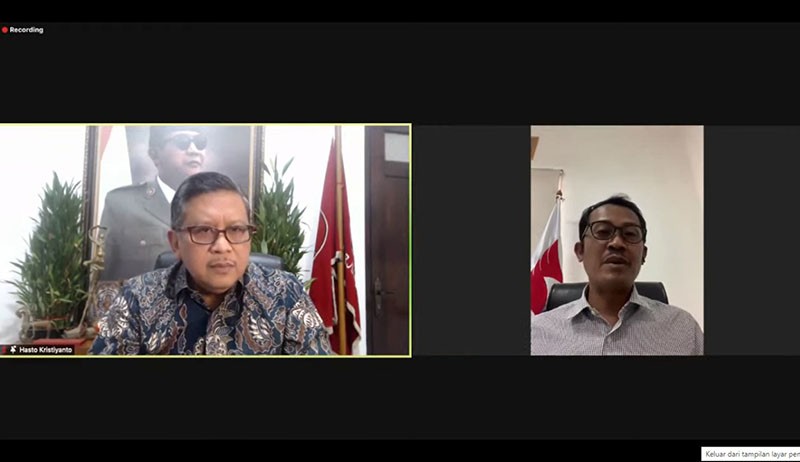 Bicara di Webinar Partai Perindo, Sekjen PDIP: Negara Tidak Boleh Kalah dengan Radikalisme dan Terorisme - Bagian 1