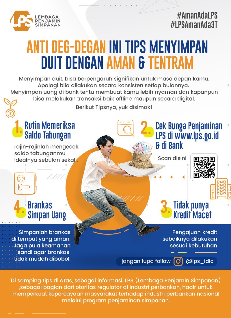 Anti Deg-degan, Ini Tips Menyimpan Duit dengan Aman & Tentram