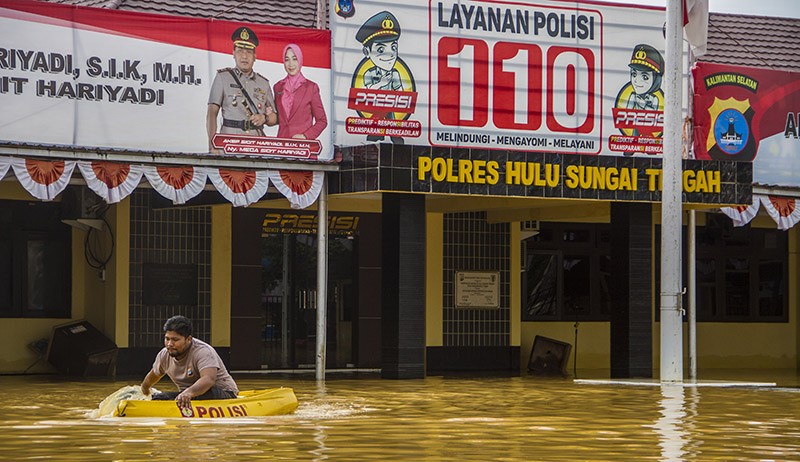 Hulu Sungai Tengah Darurat Bencana, Banyak Warga Terisolasi akibat Banjir - Bagian 1