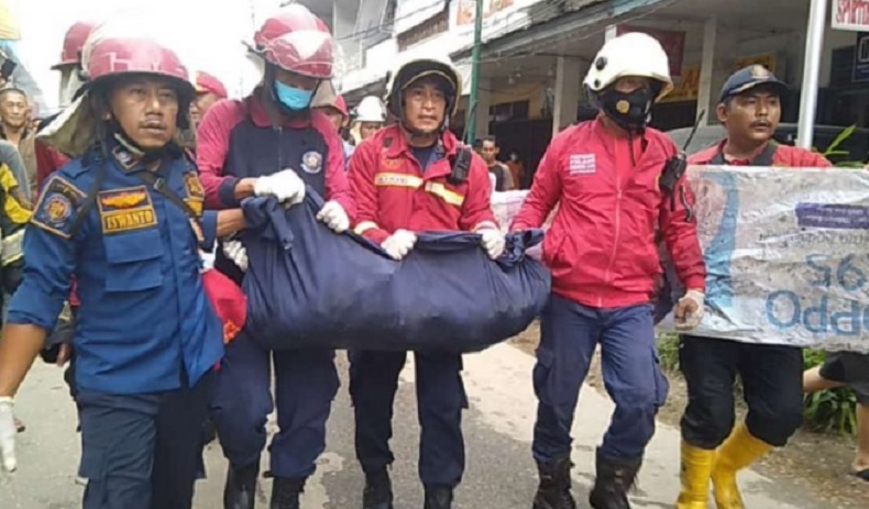 Korban Tewas Kebakaran Pasar di Sintang Diduga Masih Tertidur